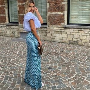 ZARA GEOMETRIC PANTS